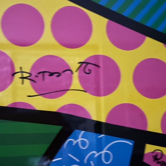 The Hug by Romero Britto limited edition print signed - Picture 3 of 8